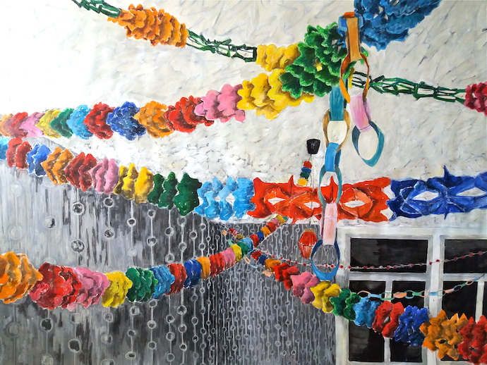 De slingers hangen nog - Lea Adriaans