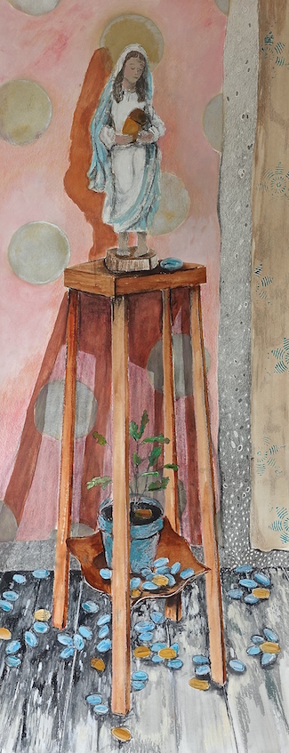 Maria verzamelt eikels voor de winter - Lea Adriaans