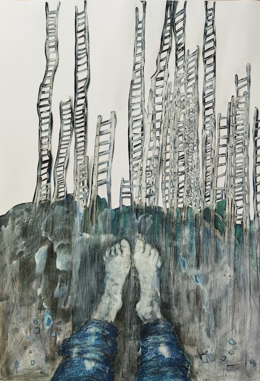 Grenslijn (serie Het blauwe uur) - Lea Adriaans